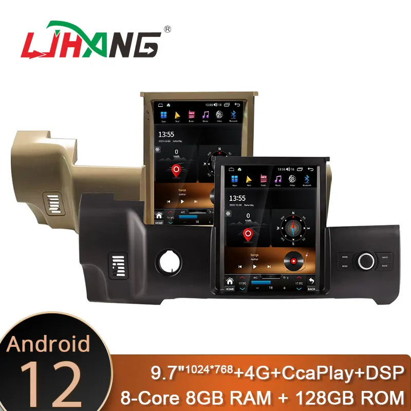 Android 13 8+128G Car multimedia Player For Land Rover Range Rover Sport L320 2010 -2013 GPS Navigation 1 Din Radio Stereo