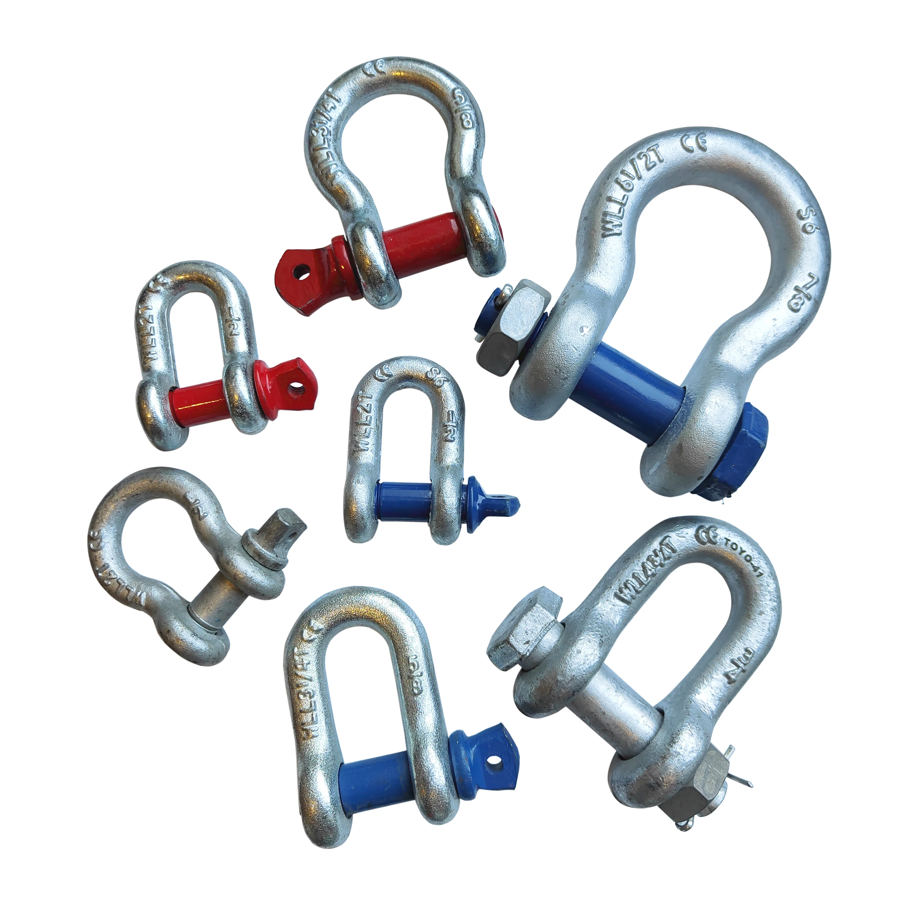 Hot sell US Type Screw Pin Anchor Screw Pin Shackle Heavy Duty Load Rigging Bow