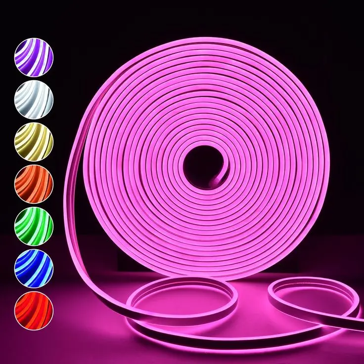 neon lights roll neon led lights flexible soft strip transparent wire for neon light custom led