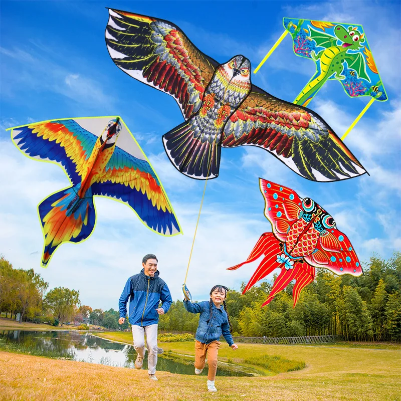 Free shipping dragon kites flying butterfly  eagle kites delta outdoor toys for kids cartoon Triangle  Diamond eagle kite