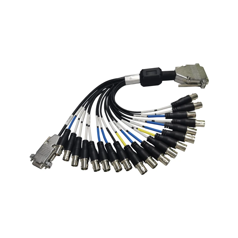 Customizable Electric Cable Assembly D-Sub Bnc cable For Industrial Medical Supports 4k And 8K