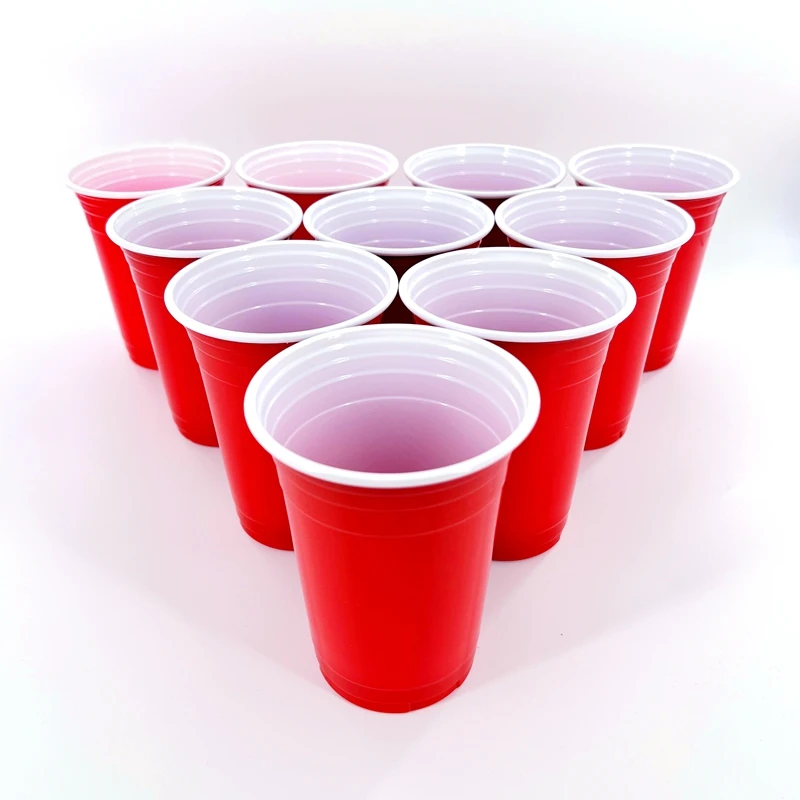 Good Price Wholesale Red Plastic Cup Reusable Plastic Oersonalised Drinking Cups Higy Quality Party Cups
