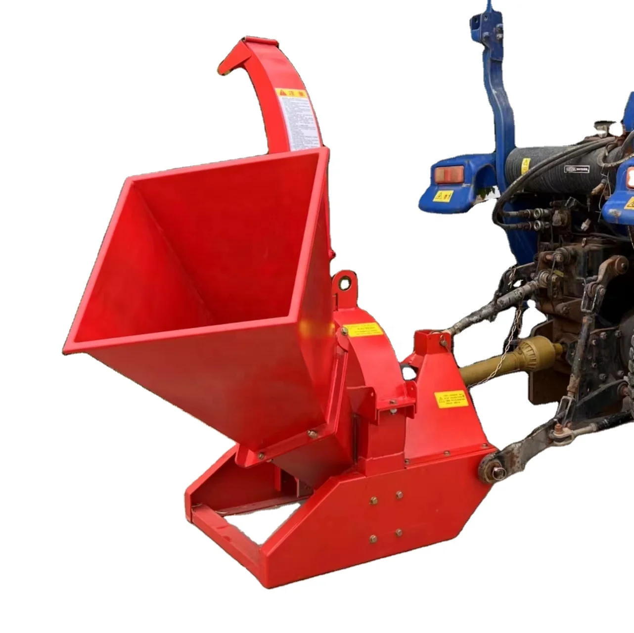 approved Chinese mini tractor pto driven portable bx42 small Wood chipper