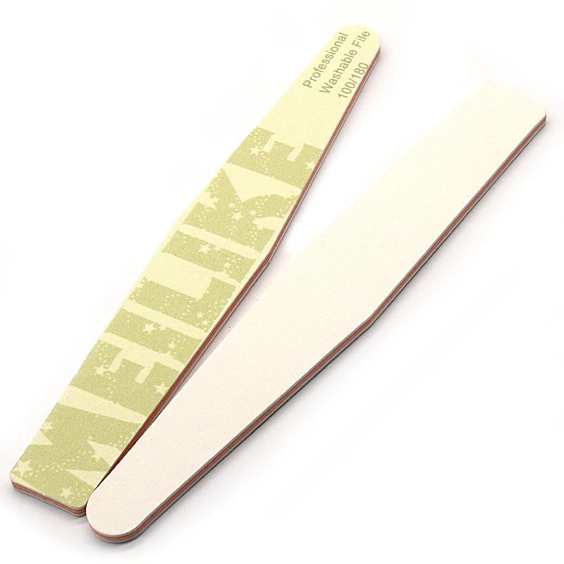 Nail supplies korean private label wholesale professional 80/80 150/180 grit nail file and buffer