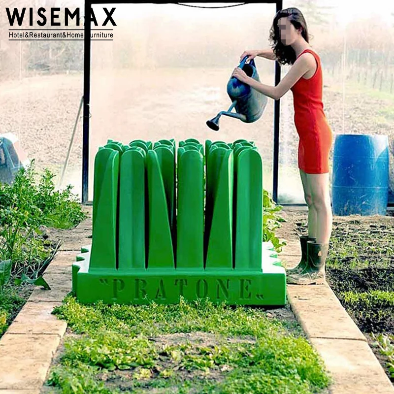 WISEMAX FURNITURE designer furniture home decor luxury single sofa plastic glass leisure chair sofas for hotel