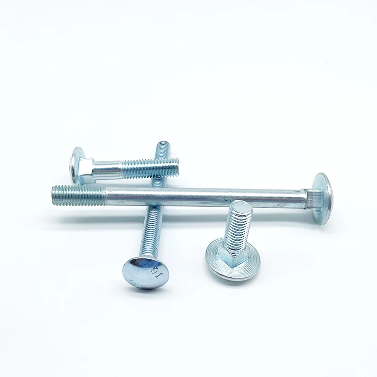 Carbon Steel Galvanized DIN603 Carriage Bolt Round Head Square Neck Bolt Mushroom Head Bolt