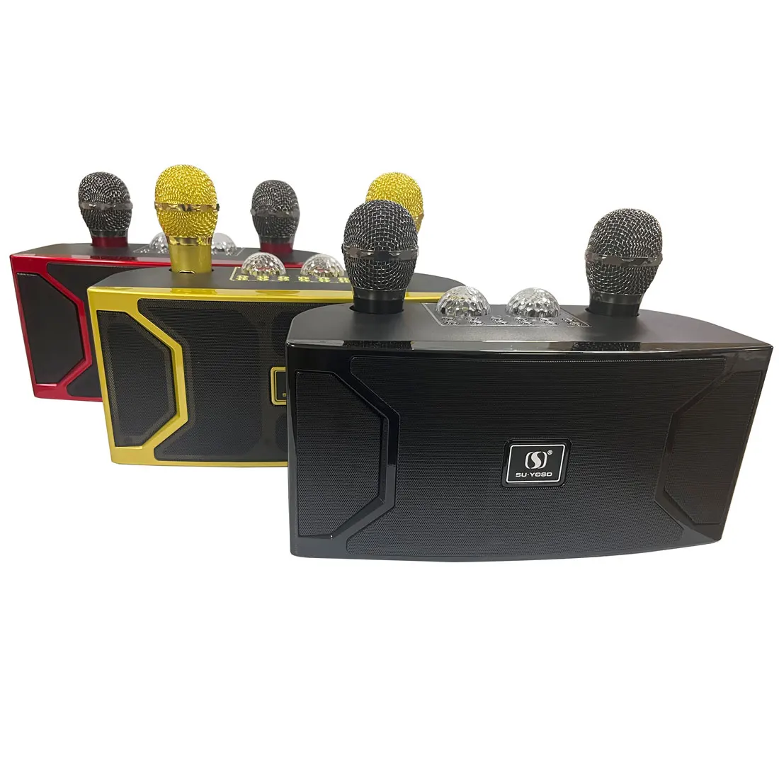 Home Karaoke Machine Dual Mic Wireless Karaoke Speaker Microphone for Parties Festival Wedding