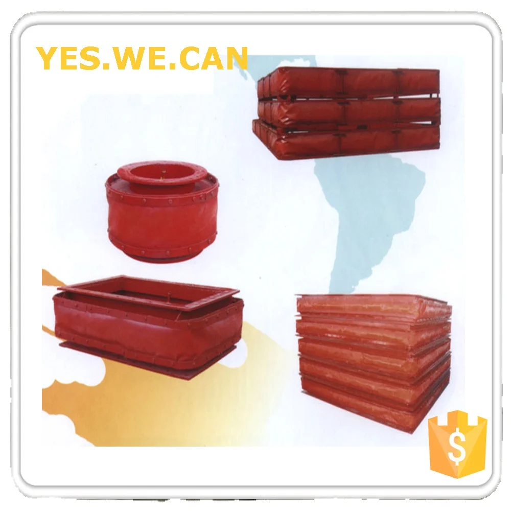 Air Dust Square Exhaust Non-metal Rectangular Compensator Fabric Expansion Joint