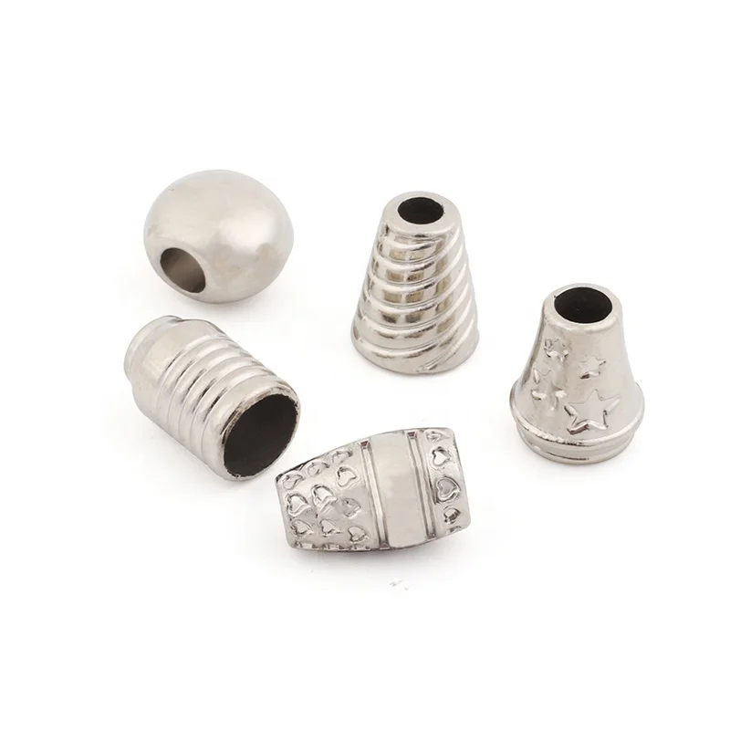 Custom Gold Drawstring Cord End Stopper Plastic for Hoodies Swimsuit Drawstring Clothing Garment