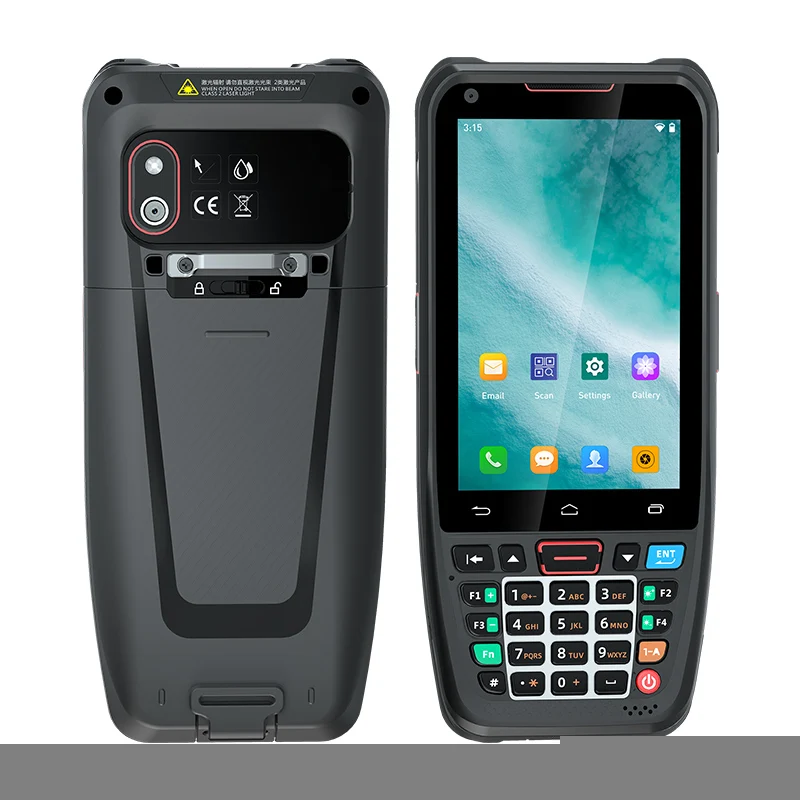 UNIWA HS002 Android 10 прочный 4-х дюймовый портативный сканер КПК 2D QR