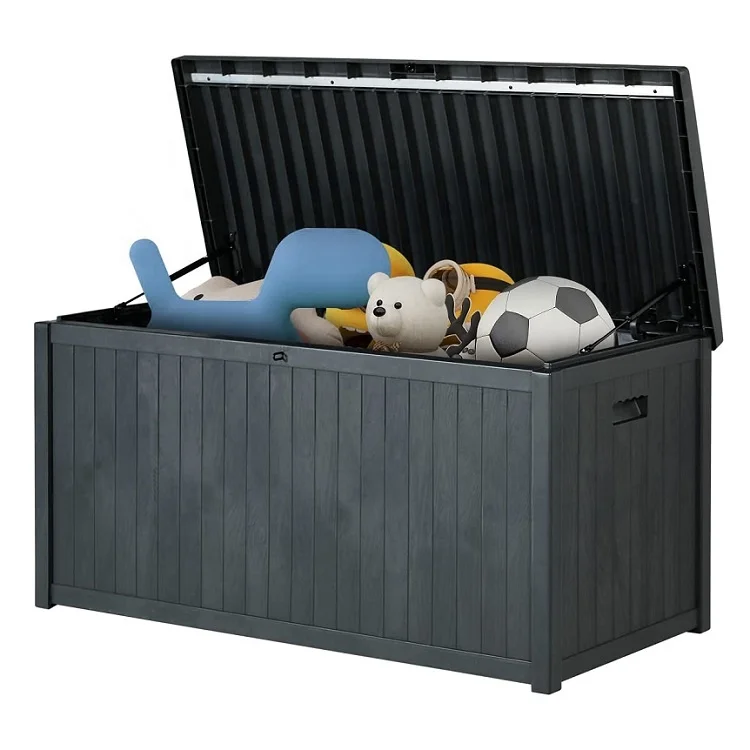 430L 113 Us gal Garden Outdoor Plastic Storage Box Boxes Bins