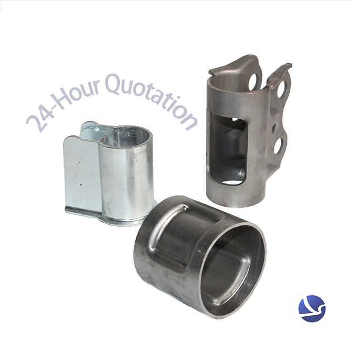 Stamp Automobile Bumper Bracket Rapid Prototyping Stainless Steel Metal Products Automotive Bending and Broaching drilling Part