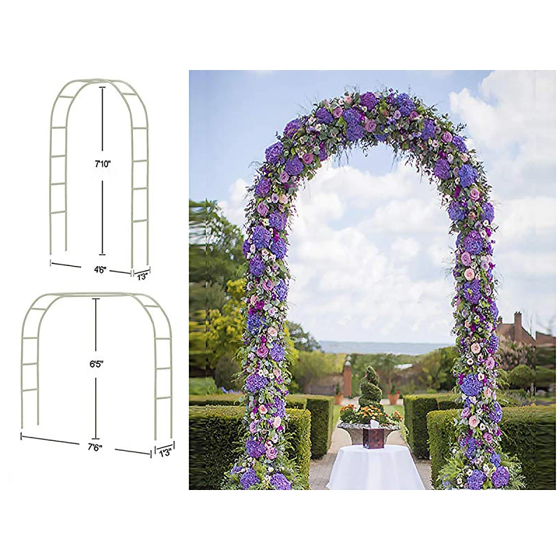 Wedding Bridal Party Elegant Decorations & Garden Climbing Plants Vines gardening flower arches
