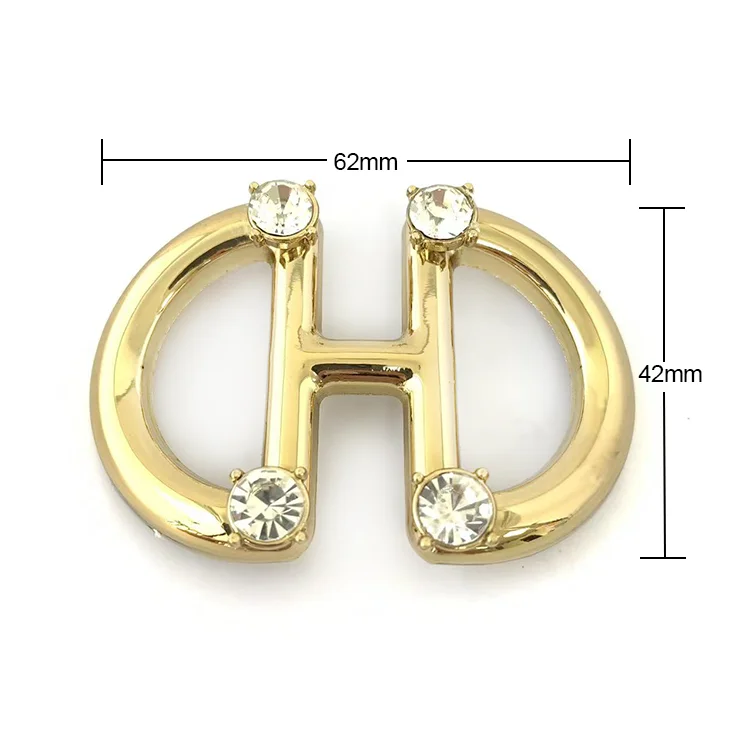 Factory direct sale new listing custom ladies zinc alloy metal shoe clip decorative shoe buckle accessories