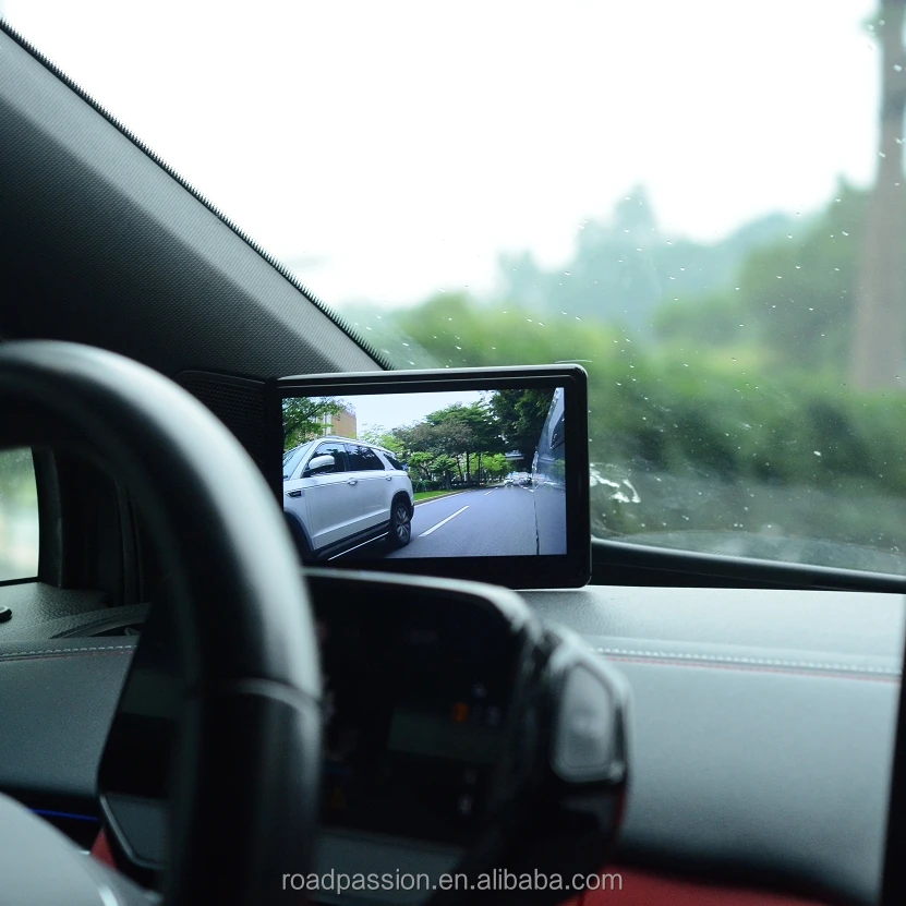 Digital Side View Mirror Camera System Safe Driving Assistance AHD Waterproof Side Mirror Camera Kit Dual Monitors