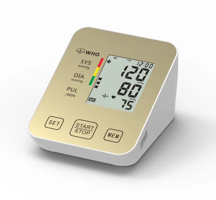 China factory cheap price LCD Display Blood Pressure Monitor, Portable & Household Arm Band Type Sphygmomanometer, Automatic Upp