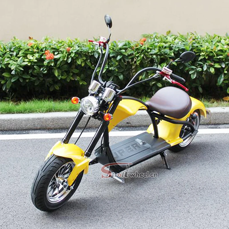 Holland Warehouse New EEC/COC Citycoco 3000W Homologation Electric Scooter With Removable Lithium Battery