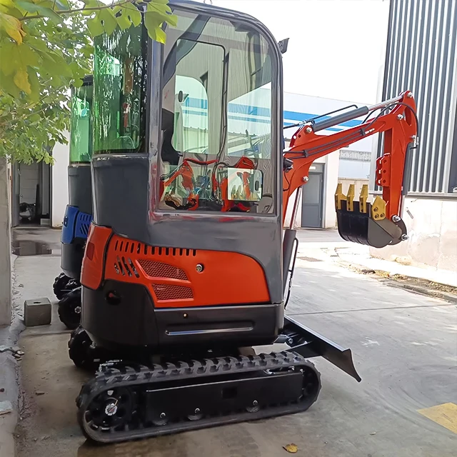 Free Shipping Mini Excavator 2 Ton EPA Small cabin 3 Ton 2 Ton Digger Machine Farm Construction Mini Crawler Excavator