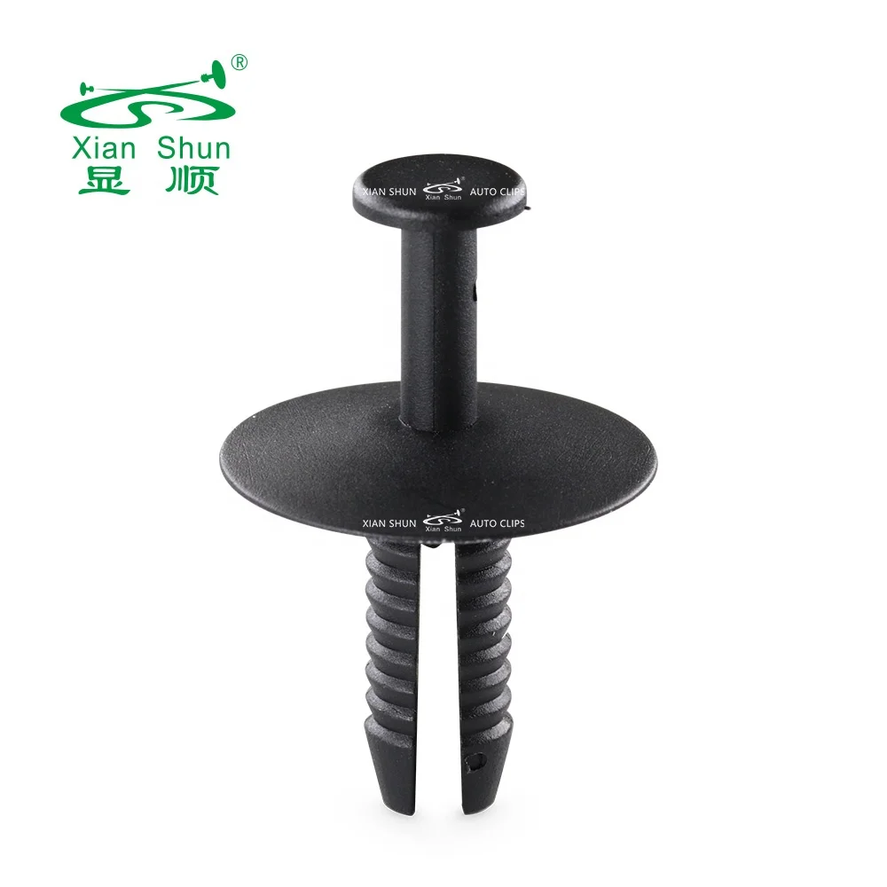 Xianshun auto clip fender liner push typr retainer for bumper grille hood quater fender pillar interior