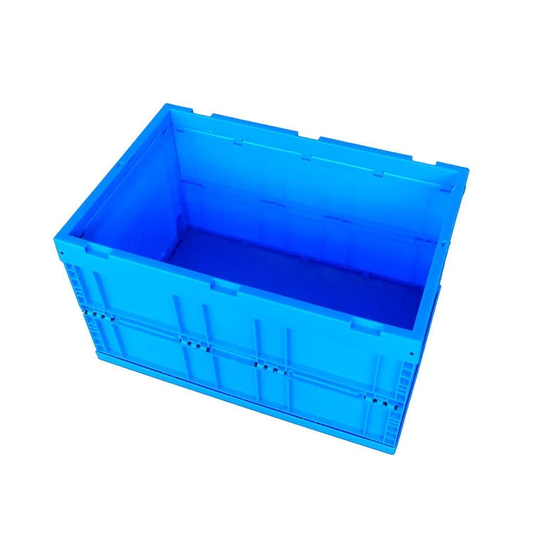 Uni-Silent Folding Totes Plastic Storage Turnover Box Cloth Fruit Collapsible Crate LX6040345W