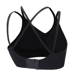 Super Stretchable Adjustable Straps Back Comfy Sports Gym Yoga Fitness Jogging  Zipper Sport Bra For Women