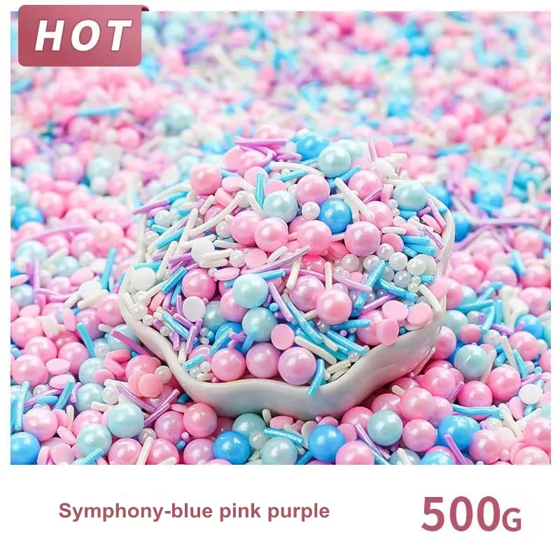 Wholesale Mixed Size Sprinkles Candy Mix Colour Edible Cake Sprinkles