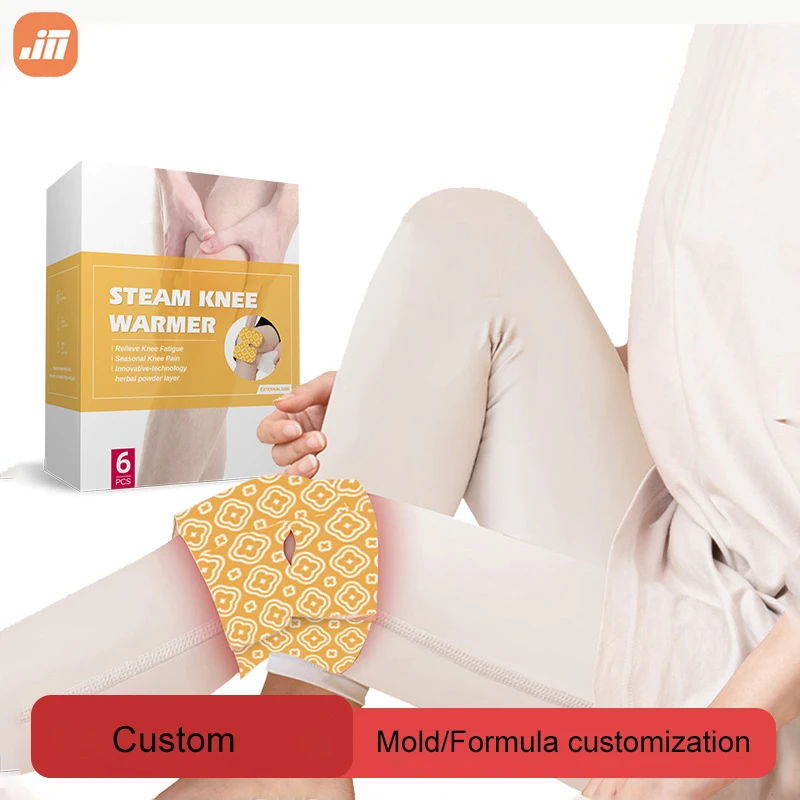 Производитель OEM самонагревающая полынь обезболивающее согревающее пятно для колена теплее