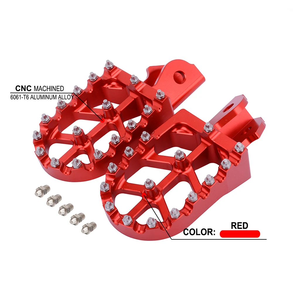 JFG OEM CNC Motocross Dirt bike Footrest Foot Pedals Foot Pegs Motorcycle For Sur-Ron Light Be X E Bike