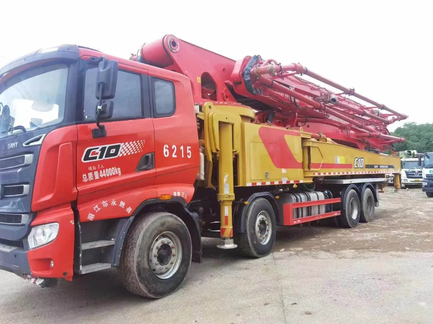 Hot selling 2020 concrete pump truck 62m 56m 49m truck mounted concrete pump used pump truck
