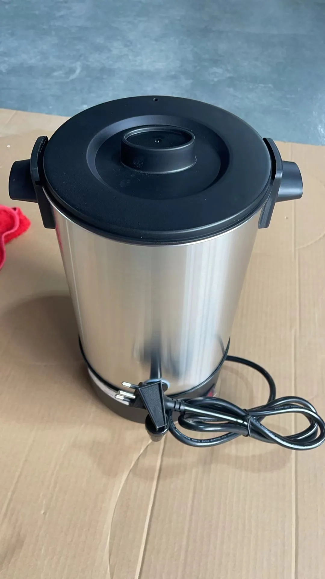 Stainless Steel 30 Cups Coffee Percolator Electric Hot Water Boiler Commercial Coffee Maker