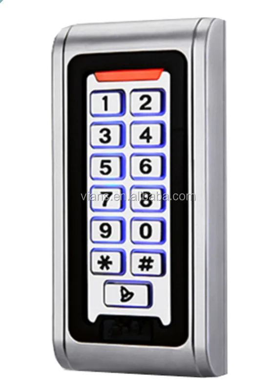IP68 waterproof Standalone Metal Keypad with doorbell for outdoor access control
