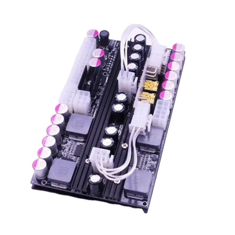 16 ~ 24V блок питания ATX 500W с большим числом значений напряжения Pico PSU Двойной вход Высокий цифровой DC-ATX источник электропитания для компьютерный серверный шкаф