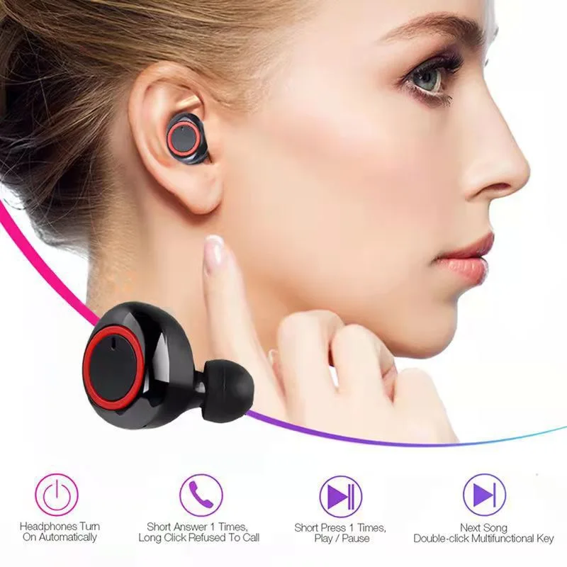 Y50 Y30 BT Headset TWS-2 TWS-4 True Wireless Sports Blueteeth Earphones