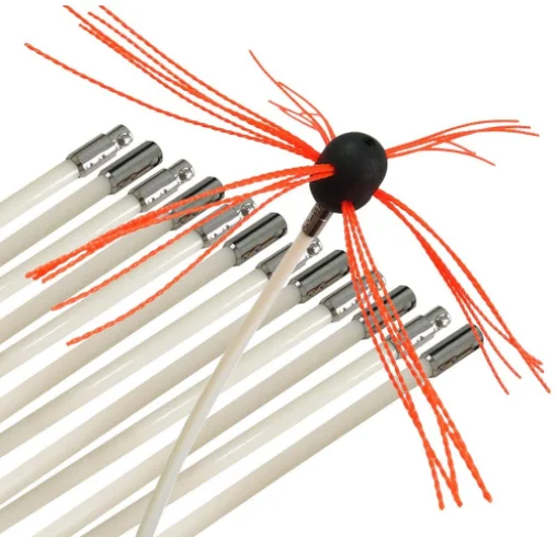 factory price 39 Feet Chimney Sweep Kit  Cleaning Kit  Cleaner Chimney Cleaning Tools 12 Chimney Rods