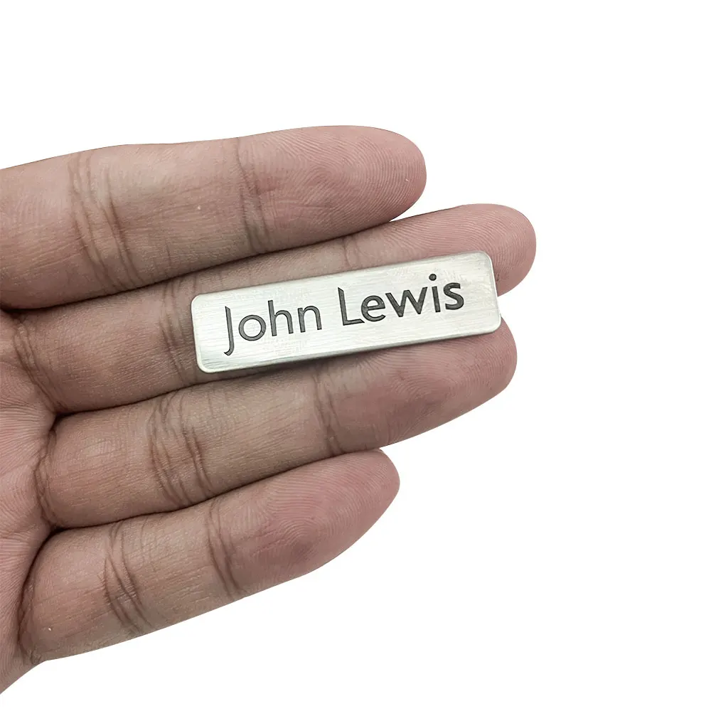 Cheap wholesale custom custom stainless steel nameplate steel logo for furniture