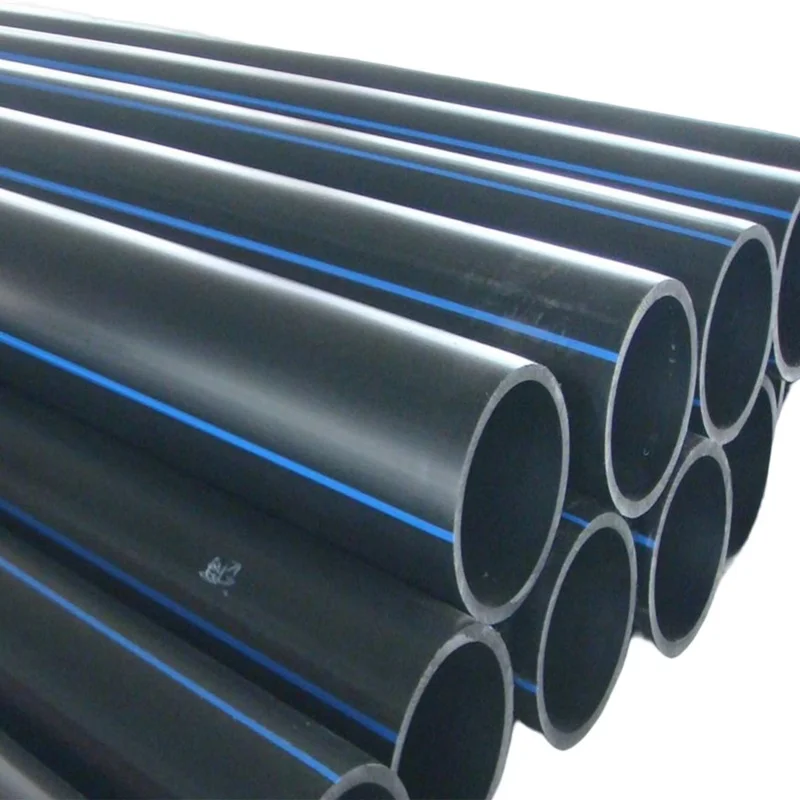 Durable PE100 HDPE Drinking Water Transmission Pipe 6mm SDR11 round Head Drainage Pipe for Irrigation & Supply