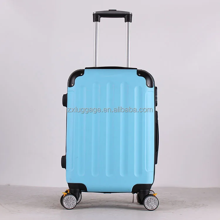 Zhuoxing abs material iron trolley 16 20 24 28 inch chinese travel suitcases for women 4 wheels