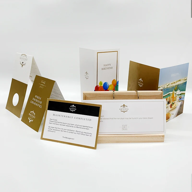 Custom Business Paper Card Printing Greeting Wedding Eco-friendly Thank You OEM Art Postcard for Christmas Valentine