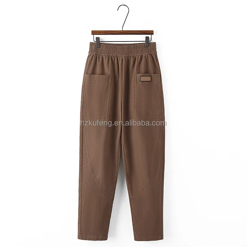 Женские брюки-карго с 4 карманами