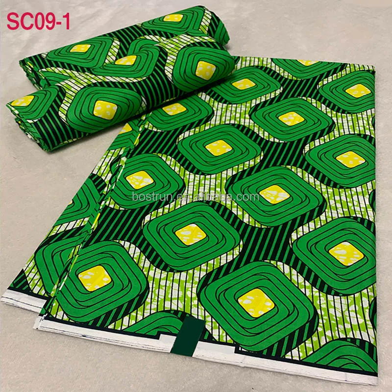 SC09 Новейшие новые оригинальные 100% хлопковые ткани из натурального воска 6 ярдов Африканской анкарской ткани