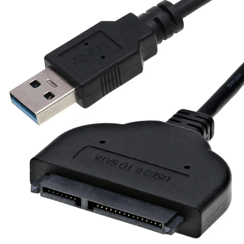 USB 3.0 To Sata 22 Pin Adapter Cable Support 2.5 Inch External HDD SSD Hard Drive
