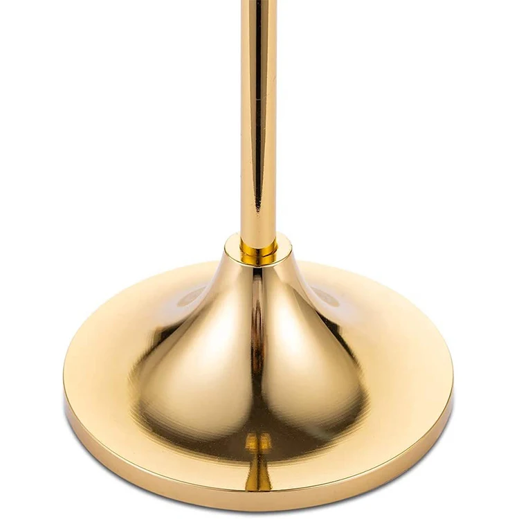 Golden Brass Vintage Exquisite Metal Candle Holder