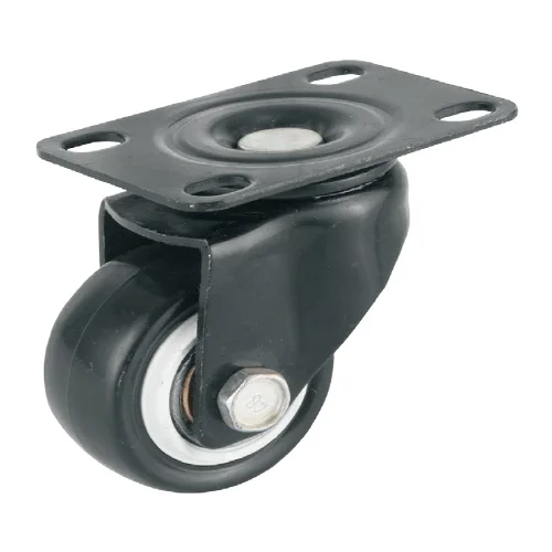 
Stamping Iron Bracket Light Duty PU Caster Wheels 