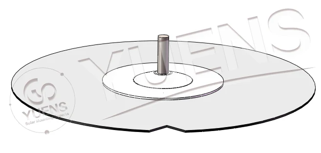 Yuens Easy Installation TPO PVC Waterproof Membrane Solar Panels Support Solar Flashing Kit Solution Solar Panel Program