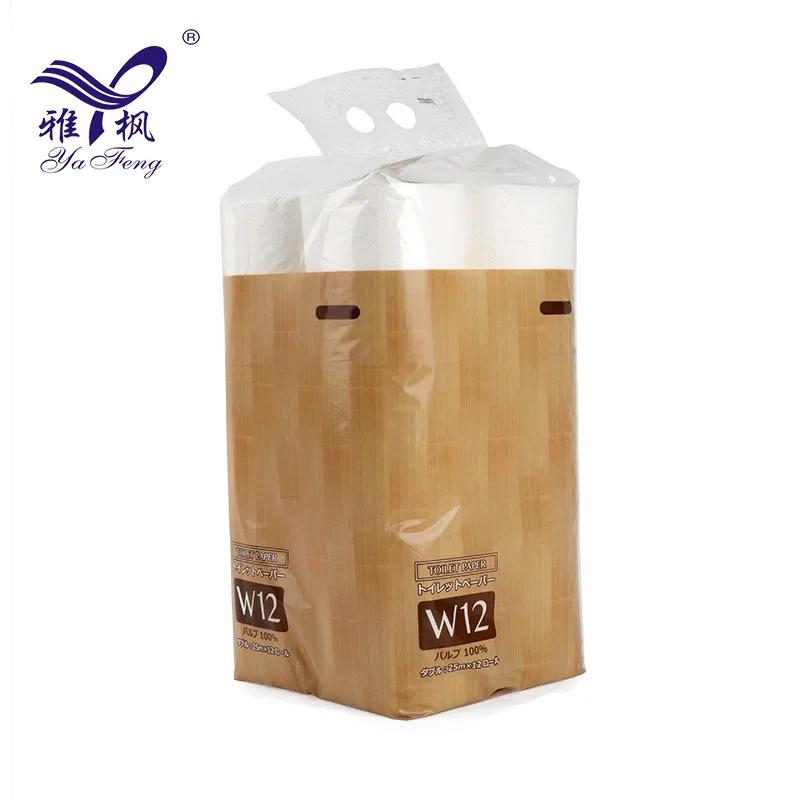 Wholesale High Water Absorption 2 Ply Toilet Tissue Paper Roll