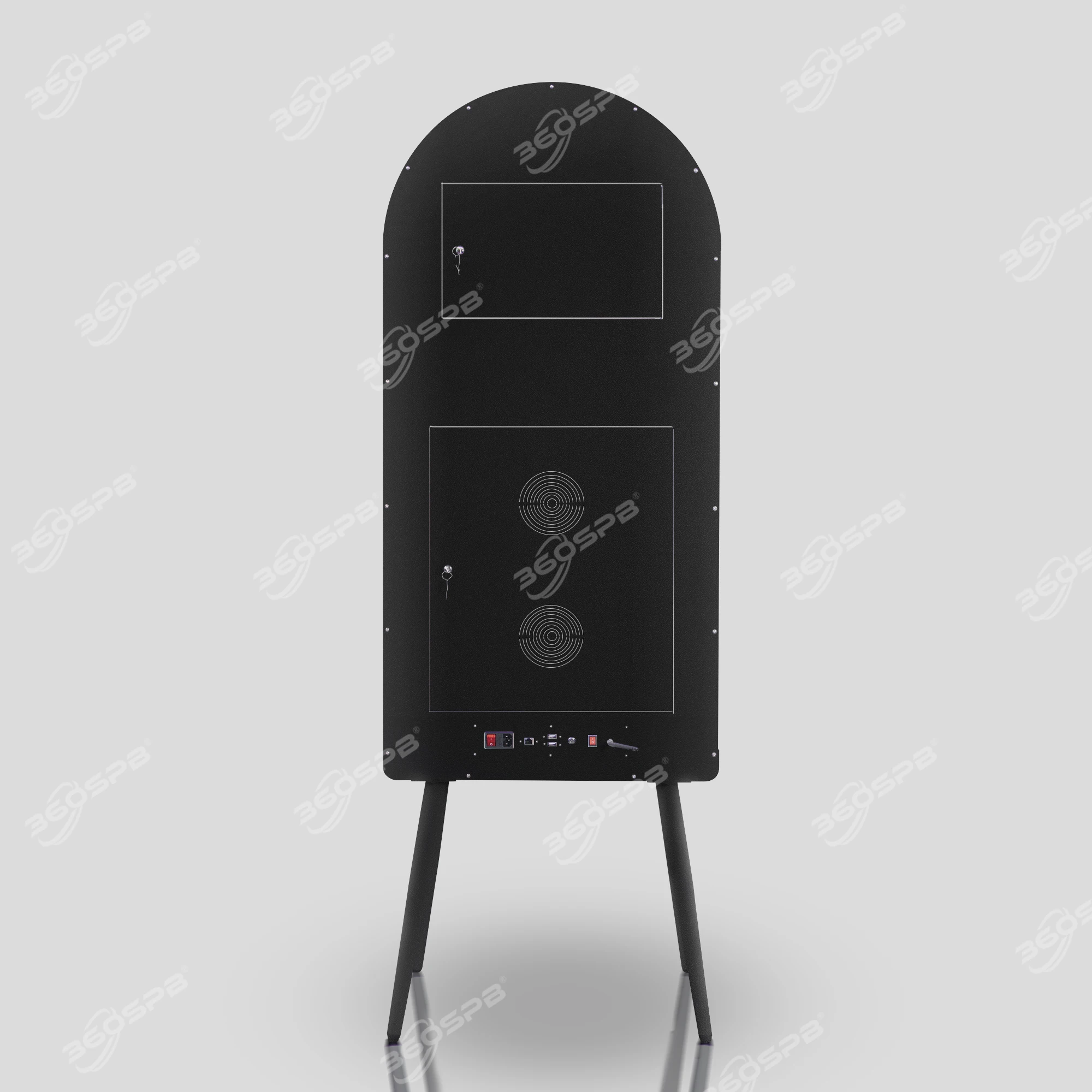 360SPB M10B 55 inches selfie mirror photbooth portable touch screen magic mirror photo booth for wedding with camera printer