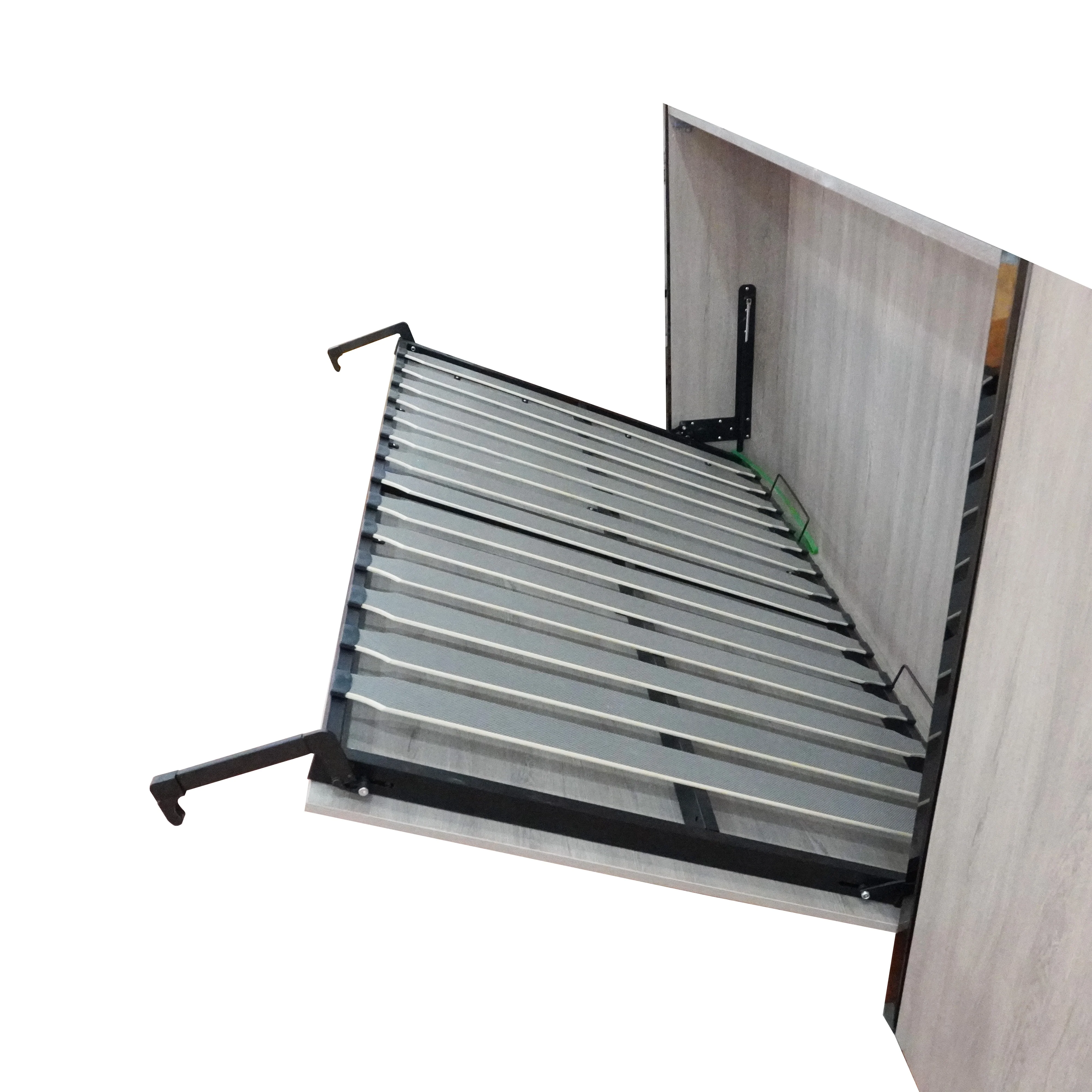 Knock-down structure horizontal folding murphy wall bed mechanism hardware