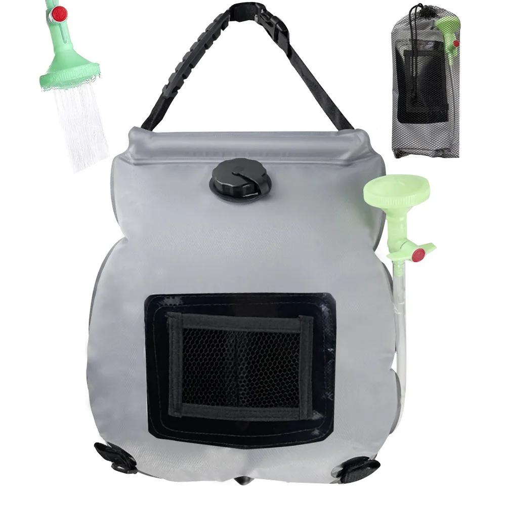 Sale 5 Gallons Camping Mini Outdoor Heated Travel Custom Gift Tote Hanging Solar Powered 20L Mesh Pvc Man Bag Portable Shower