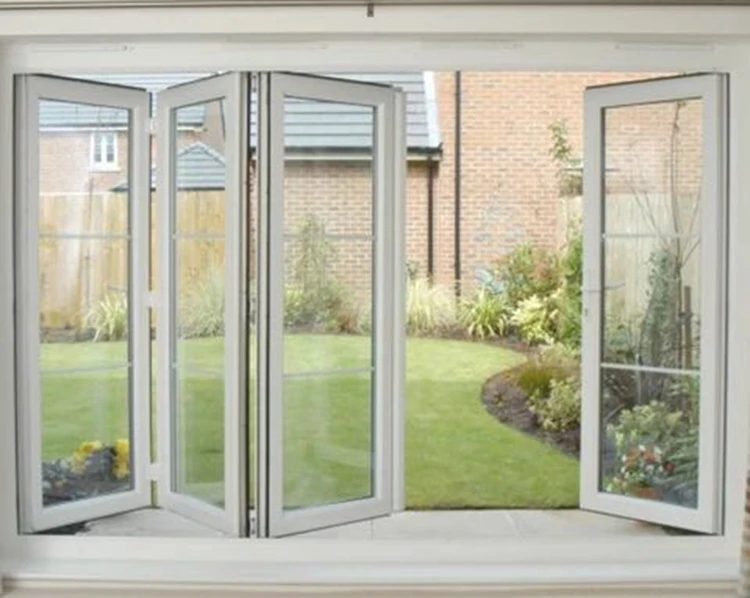 Portable Room Dividers Door Entrance Aluminum Folding Door With Doors