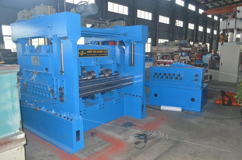 Metal sheet straightening leveler machine